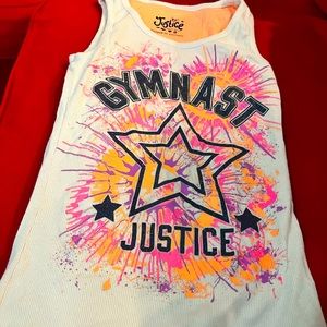 Tank top from Justice. Great for a gymnast